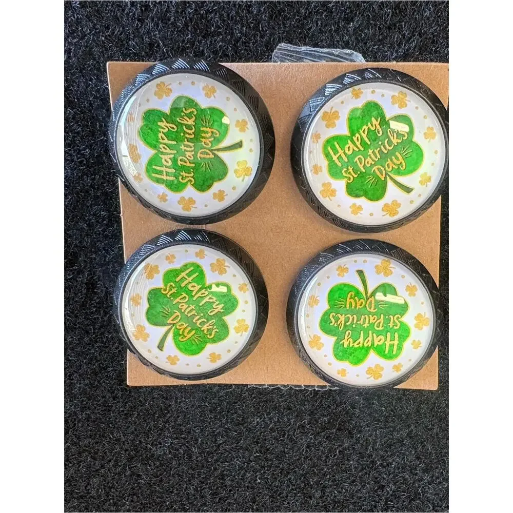 St. Patrick’s Day Shamrock Cabinet Knobs Set of 4